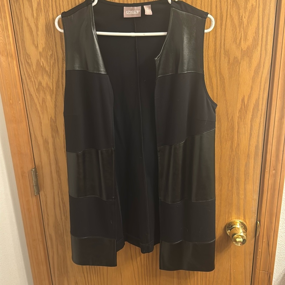 Chico’s long vest size one
